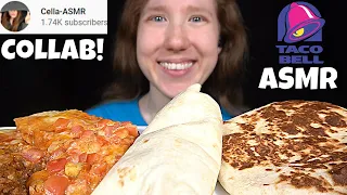 ASMR TACO BELL MEXICAN PIZZA & CRUNCHWRAP (No Talking) EATING SOUNDS