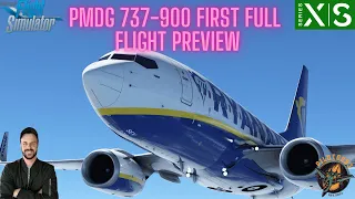 Must-See! First Full Flight Preview of PMDG 737-900 on Xbox | MSFS2020