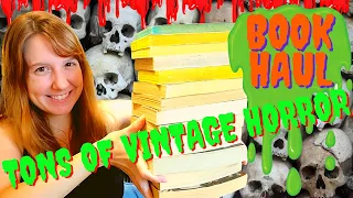 INSANE Vintage Horror Book Haul | Over 40 Paperbacks from Hell