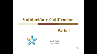 Validaciones y Calificaciones - Parte I