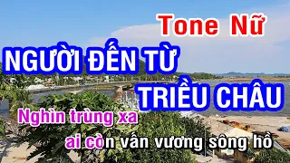 Người Đến Từ Triều Châu Karaoke Tone Nữ | Nhan KTV