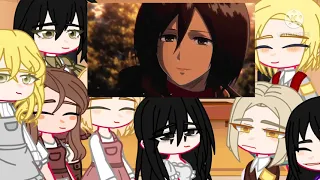 Aot mom's react to they children's// part 2// Eren,Armin,mikasa,connie// lil manga spoiler