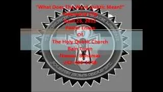 The Holy Qubtic Church - Bahamas -  What Is The Meaning Of The Word Qubtic?
