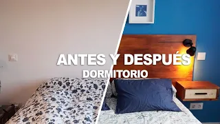 🛏️  transformación del dormitorio por poco dinero 💸 ANTES Y DESPUÉS | Decorando desde cero