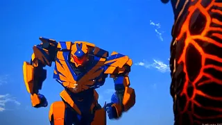 Pacific Rim : The Black | Atlas vs Copperhead | Second Fight | Anime Clip