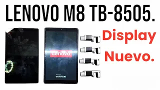 COMO CAMBIAR LA PANTALLA DE SU TABLET LENOVO M8 TB-8505