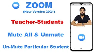 How to Mute All & Unmute Students on Zoom Meeting App || Unmute Themselve
