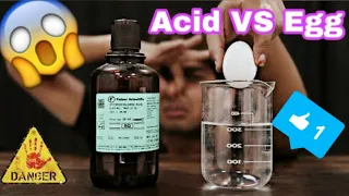 Experiment: Egg in Acid(H2SO4)shocking results.