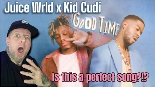 JUICE RLD x KID CUDI Good Time REACTION  (a PUNK ROCK DAD Music Review)