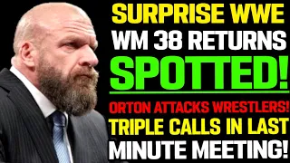 WWE News! WWE WrestleMania 38 Returns Leaked! Triple H Takes BIG Decision! Orton Attacks WWE Stars!