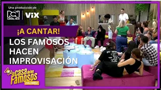 Divertido juego de improvisación de rap en La casa de los famosos Colombia