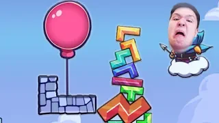 САНЯ СОШЕЛ С УМА ОТ ЭТОГО ГИГАНТСКОГО БЛОКА!!! TRICKY TOWERS