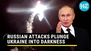 Russian Cruise Missiles Wreak Havoc In Ukraine; Gas, Power Facilities Hit | Blackout In Kharkiv