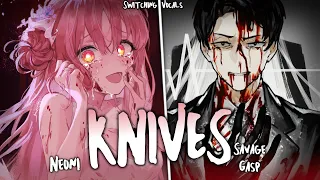 Nightcore | SPED UP ↬KNIVES