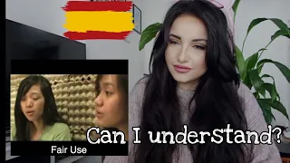 Spanish woman reacts to Maldita / Porque / Full chabacano version