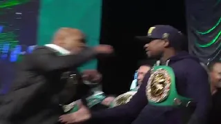 Mike Tyson Getting Angry at Floyd Mayweather