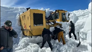 The continued dig out from a record 60’+ snow fall year in Mammoth Lakes CA