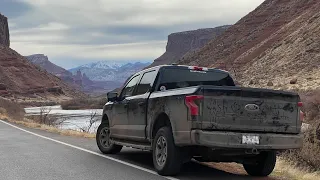 F150 Lightning trip to Moab with Tesla Magic Dock