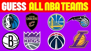 Guess The NBA Teams in 5 seconds | NBA Basketball Quiz