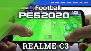 Pro Evolution Soccer Game Test on Realme C3 – PES Mobile Short Gameplay | Performance Checkup