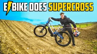 FAST CUSTOM E-BIKE vs MOTOCROSS JUMPS!!