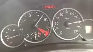 Peugeot 206 1.4L 8v (A) Top Speed