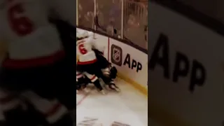 Brad Marchand gets LAID OUT!