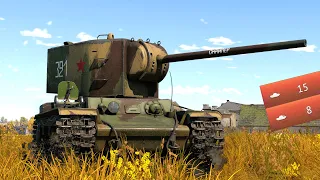 KV-2 (ZiS-6) Soviet Heavy Tank Gameplay | War Thunder