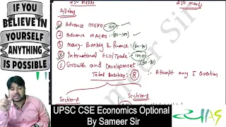 Economics Optional Exam Pattern | By Sameer Sir | Vyasa IAS