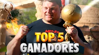 🏅TOP 5 ganadores WSM🏅 Hombre mas fuerte del mundo