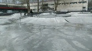 Новый скейт-парк Симферополь Крым Детский парк 2023