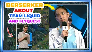 C9 Berserker About Team Liquid and FlyQuest Situation 👀