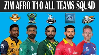 Zim Afro T10 All Team Squad