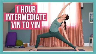 1 hour Yoga STRENGTH & STRETCH - Intermediate Vin to Yin