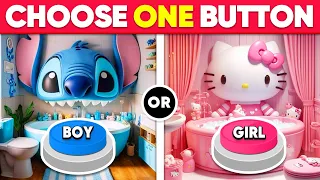 Choose One Button! BOY or GIRL Edition 💙🎀 Pup Quiz