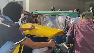 MAYOR ISKO MORENO & VMAYOR HONEY LACUNA LAUNCH DRIVE-THRU VACCINATION IN BAGONG HOSPITAL NG MAYNILA