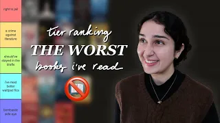 tier ranking the WORST books i've ever read 📚❌