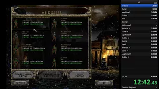 Diablo 2: LoD Hell Speedrun old World Record 3:59:49 Any% Sorceress