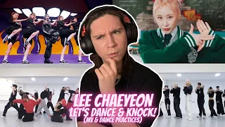 DANCER REACTS TO LEE CHAE YEON(이채연) | 'Let's Dance' & 'Knock' MVs & Dance Practices