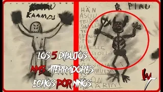 5 dibujos mas aterradores hechos por niños