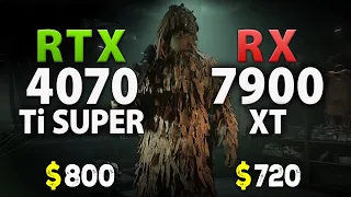 RTX 4070 Ti SUPER vs RX 7900 XT - Test in 15 Games | 1440p, Rasterization