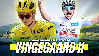 TADEJ POGACAR RESURGE Y VINGEGAARD GANA EL TOUR | Etapa 20 Tour de Francia 2023