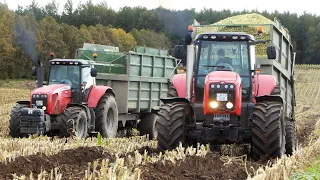 Straight Piped Massey Ferguson 8480 - Working Hard - Pure Sound