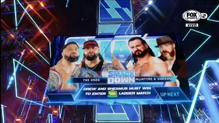 Drew McIntyre & Sheamus Vs The Usos Oportunidad Money In The Bank - WWE Smackdown 24/06/2022 Español