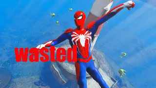 GTA 5 Epic Wasted Spider-Man Jumps/Fails Ep.124 (Fails, Funny Moments)