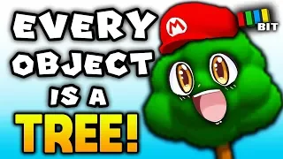 Is it Possible to Beat Super Mario 64 if Every Object is a TREE? [TetraBitGaming]
