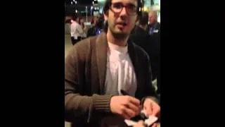 Josh Groban after concert autographs #biggestlittleJGfan