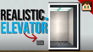 The REALISTIC ELEVATOR! [Minecraft Bedrock 1.20] +Tutorial