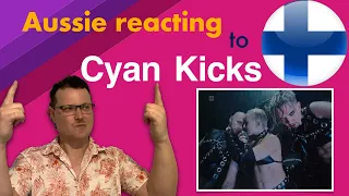 Australian reacting to Cyan Kicks - Dancing With Demons | UMK Finland 2024 Eurovision