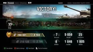 World of Tanks: Xbox 360 - Type 59 [5059 dmg, 7 kills] - Komarin